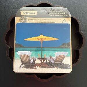Fellowes Optical Beach Scene Mouse Pad